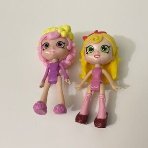 Lot of 2 Shopkins Shoppies Lil' Secrets Mini Dolls